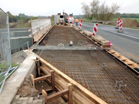 Instandsetzung Brücke über die Gleisanlagen der DB AG im Zuge der B 103 bei Karow